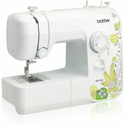 Brother sewing machine model SM1704 with floral design